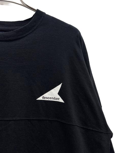 DESCENDANT（ディセンダント）DESCENDANT (ディセンダント) ロングスリーブカットソー ブラック サイズ:2の古着・服飾アイテム