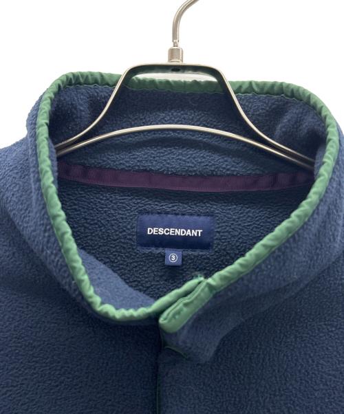 DESCENDANT（ディセンダント）DESCENDANT (ディセンダント) フリースジャケット ネイビー サイズ:3の古着・服飾アイテム