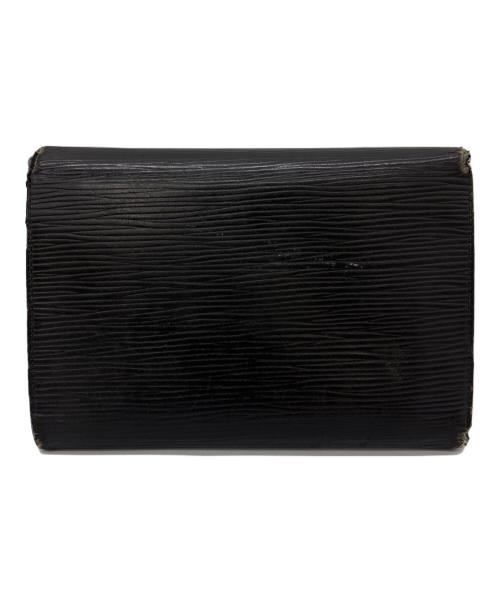 LOUIS VUITTON（ルイ ヴィトン）LOUIS VUITTON (ルイ ヴィトン) 3つ折り財布 ブラックの古着・服飾アイテム