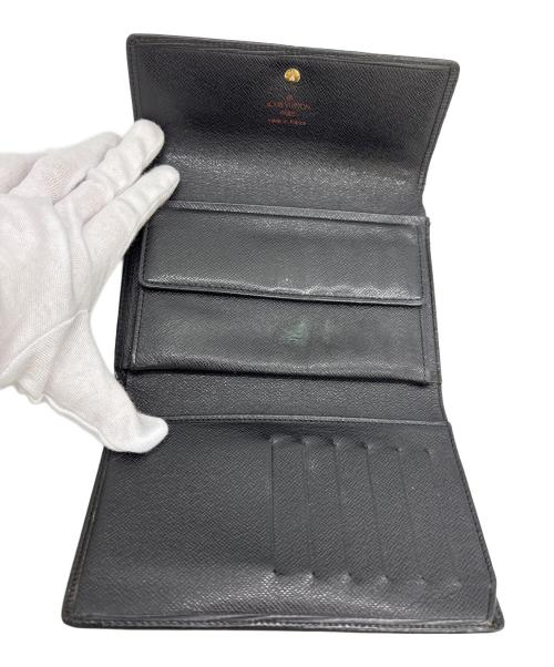 LOUIS VUITTON（ルイ ヴィトン）LOUIS VUITTON (ルイ ヴィトン) 3つ折り財布 ブラックの古着・服飾アイテム