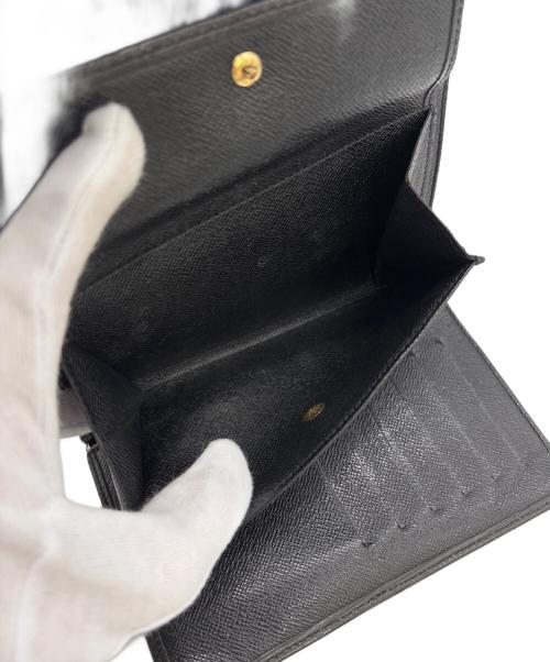 LOUIS VUITTON（ルイ ヴィトン）LOUIS VUITTON (ルイ ヴィトン) 3つ折り財布 ブラックの古着・服飾アイテム