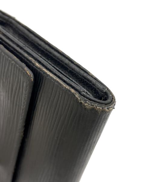 LOUIS VUITTON（ルイ ヴィトン）LOUIS VUITTON (ルイ ヴィトン) 3つ折り財布 ブラックの古着・服飾アイテム