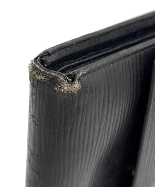 LOUIS VUITTON（ルイ ヴィトン）LOUIS VUITTON (ルイ ヴィトン) 3つ折り財布 ブラックの古着・服飾アイテム