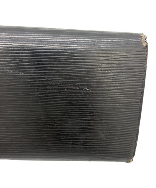 LOUIS VUITTON（ルイ ヴィトン）LOUIS VUITTON (ルイ ヴィトン) 3つ折り財布 ブラックの古着・服飾アイテム