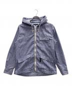 COMME des GARCONSコムデギャルソン）の古着「パーカー」｜ブルー×ホワイト