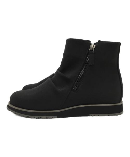 asics（アシックス）asics (アシックス) サイドジップブーツ ブラック サイズ:24の古着・服飾アイテム