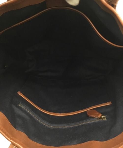 POLO RALPH LAUREN（ポロ・ラルフローレン）POLO RALPH LAUREN (ポロ・ラルフローレン) 2WAYトートバッグ グリーン×ブラックの古着・服飾アイテム