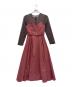 Ameri（アメリ）の古着「ドレス」｜レッド×ブラウン