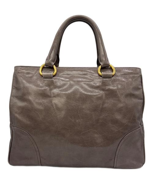 PRADA（プラダ）PRADA (プラダ) ハンドバッグ グレーの古着・服飾アイテム