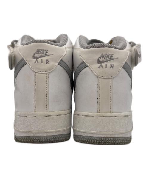NIKE（ナイキ）NIKE (ナイキ) AIR FORCE1 MID ホワイト×グレー サイズ:26.5の古着・服飾アイテム
