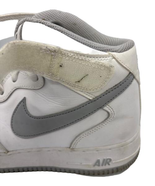NIKE（ナイキ）NIKE (ナイキ) AIR FORCE1 MID ホワイト×グレー サイズ:26.5の古着・服飾アイテム
