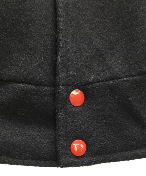 BRAVES（アトランタ・ブレーブス）BRAVES (アトランタ・ブレーブス) レザー切替スタジャン ブラック×レッド サイズ:XXLの古着・服飾アイテム