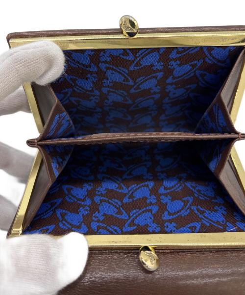 Vivienne Westwood（ヴィヴィアンウエストウッド）Vivienne Westwood (ヴィヴィアンウエストウッド) がま口財布 ダークブラウンの古着・服飾アイテム