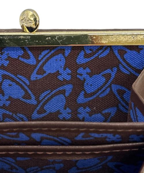 Vivienne Westwood（ヴィヴィアンウエストウッド）Vivienne Westwood (ヴィヴィアンウエストウッド) がま口財布 ダークブラウンの古着・服飾アイテム