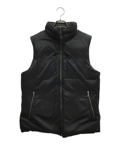 BURBERRY BLACK LABEL（バーバリーブラックレーベル）BURBERRY BLACK LABEL (バーバリーブラックレーベル) リバーシブルダウンベスト グレー サイズ:Lの古着・服飾アイテム