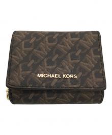 MICHAEL KORS（マイケル・コース）の古着「3つ折り財布」｜ブラウン