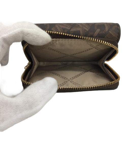 MICHAEL KORS（マイケル・コース）MICHAEL KORS (マイケル・コース) 3つ折り財布 ブラウンの古着・服飾アイテム