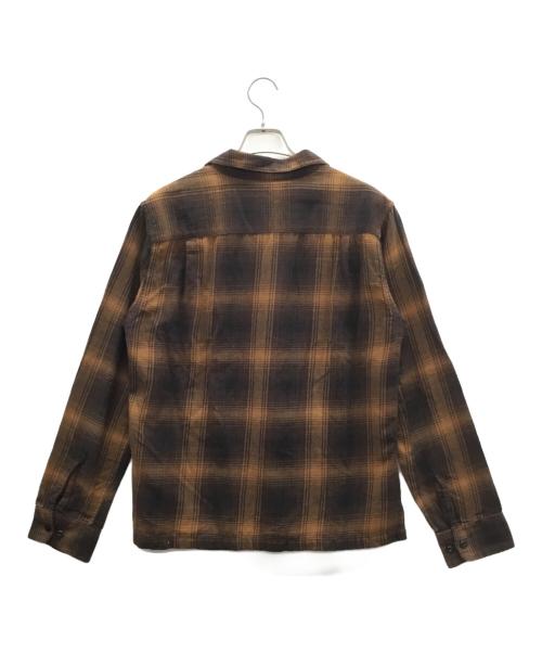 FIVE BROTHER（ファイブブラザー）FIVE BROTHER (ファイブブラザー) ネルシャツ ブラウン サイズ:Mの古着・服飾アイテム