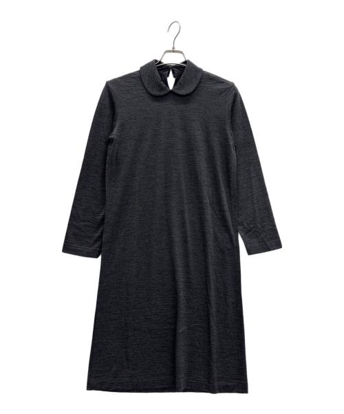 COMME des GARCONS（コムデギャルソン）COMME des GARCONS (コムデギャルソン) 襟付ウールワンピース グレー サイズ:Sの古着・服飾アイテム