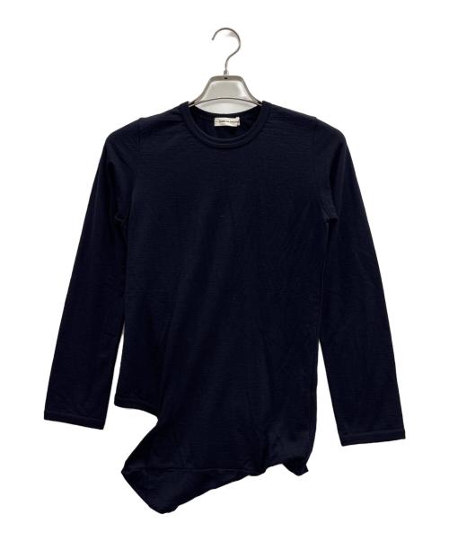 COMME des GARCONS（コムデギャルソン）COMME des GARCONS (コムデギャルソン) 変形ウールニット ネイビー サイズ:不明の古着・服飾アイテム