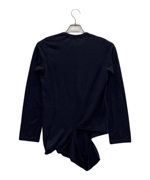 COMME des GARCONS（コムデギャルソン）COMME des GARCONS (コムデギャルソン) 変形ウールニット ネイビー サイズ:不明の古着・服飾アイテム