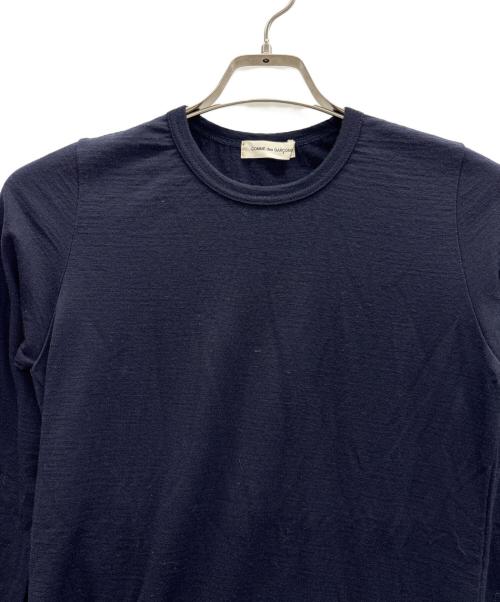 COMME des GARCONS（コムデギャルソン）COMME des GARCONS (コムデギャルソン) 変形ウールニット ネイビー サイズ:不明の古着・服飾アイテム