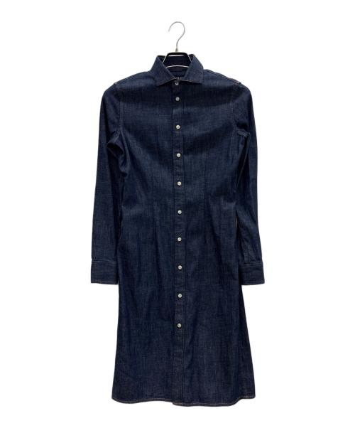 POLO RALPH LAUREN（ポロ・ラルフローレン）POLO RALPH LAUREN (ポロ・ラルフローレン) デニムワンピース ブルー サイズ:2 未使用品の古着・服飾アイテム