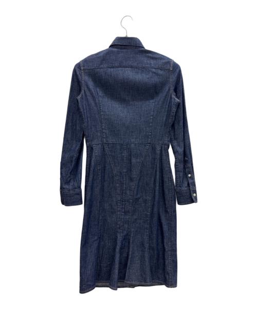 POLO RALPH LAUREN（ポロ・ラルフローレン）POLO RALPH LAUREN (ポロ・ラルフローレン) デニムワンピース ブルー サイズ:2 未使用品の古着・服飾アイテム