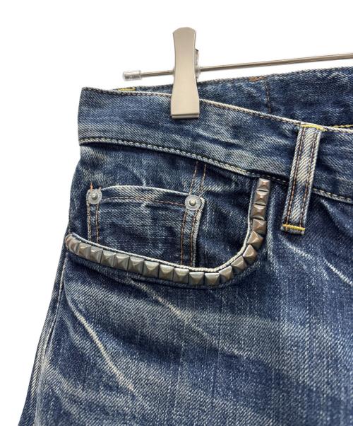 Hysteric Glamour（ヒステリックグラマー）Hysteric Glamour (ヒステリックグラマー) スタッズデニムパンツ インディゴ サイズ:30の古着・服飾アイテム