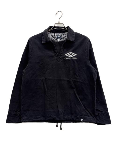 pretty green（プリティーグリーン）pretty green (プリティーグリーン) UMBRO (アンブロ) プルオーバーシャツ グレー サイズ:3の古着・服飾アイテム