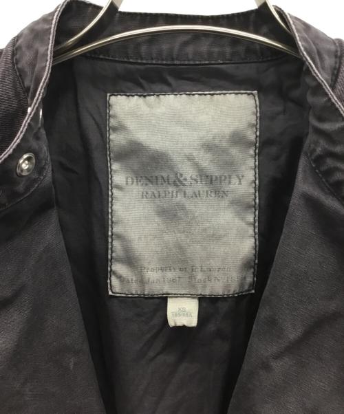 Denim & Supply Ralph Lauren（デニム＆サプライ ラルフローレン）Denim & Supply Ralph Lauren (デニム＆サプライ ラルフローレン) コットンライダースジャケット パープル サイズ:XSの古着・服飾アイテム