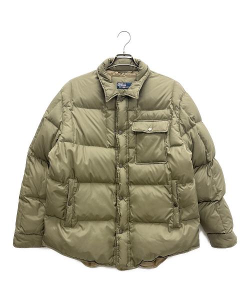 POLO RALPH LAUREN（ポロ・ラルフローレン）POLO RALPH LAUREN (ポロ・ラルフローレン) ダウンジャケット ベージュ サイズ:Lの古着・服飾アイテム