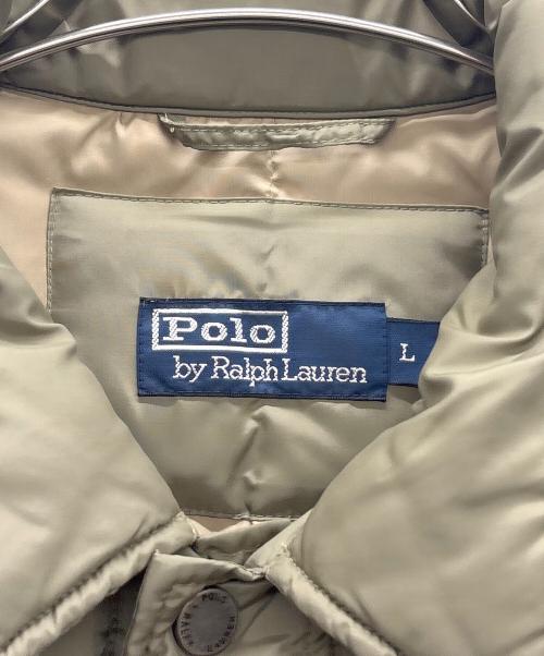POLO RALPH LAUREN（ポロ・ラルフローレン）POLO RALPH LAUREN (ポロ・ラルフローレン) ダウンジャケット ベージュ サイズ:Lの古着・服飾アイテム