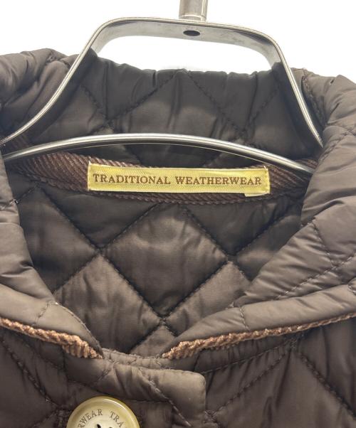 Traditional Weatherwear（トラディショナルウェザーウェア）Traditional Weatherwear (トラディショナルウェザーウェア) キルティングコート ブラウン サイズ:34の古着・服飾アイテム