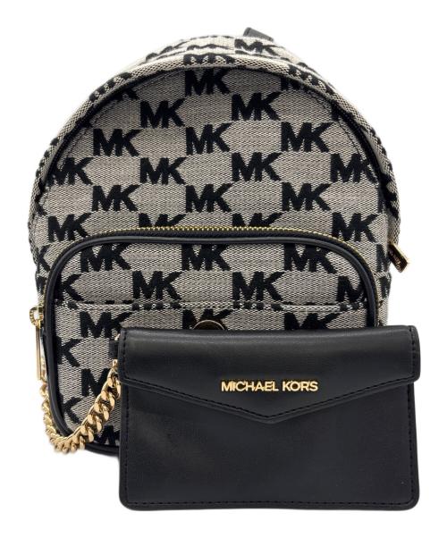 MICHAEL KORS（マイケル・コース）MICHAEL KORS (マイケル・コース) リュック グレー×ブラックの古着・服飾アイテム