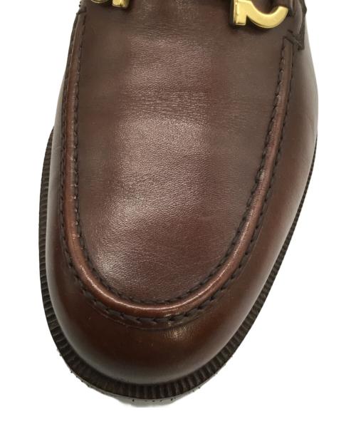 Salvatore Ferragamo（サルヴァトーレ フェラガモ）Salvatore Ferragamo (サルヴァトーレ フェラガモ) ローファー ブラウン サイズ:7 1/2の古着・服飾アイテム