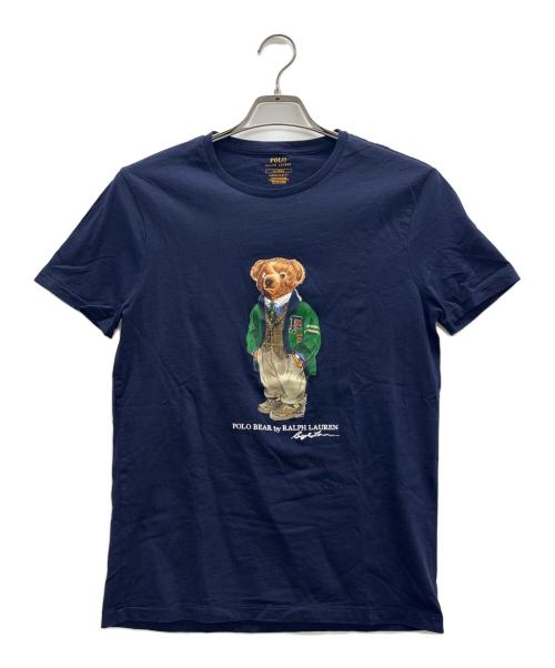 POLO RALPH LAUREN（ポロ・ラルフローレン）POLO RALPH LAUREN (ポロ・ラルフローレン) プリントTシャツ ネイビー サイズ:Mの古着・服飾アイテム