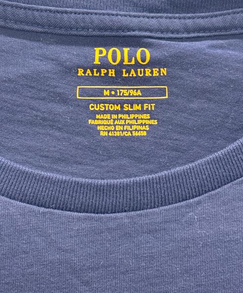POLO RALPH LAUREN（ポロ・ラルフローレン）POLO RALPH LAUREN (ポロ・ラルフローレン) プリントTシャツ ネイビー サイズ:Mの古着・服飾アイテム