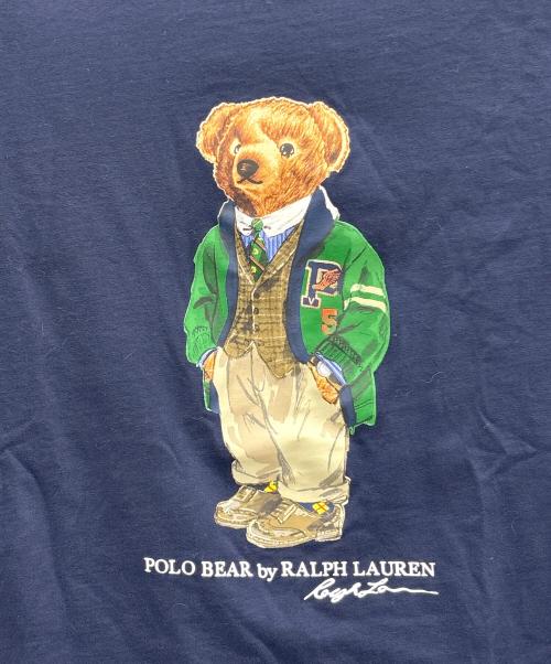 POLO RALPH LAUREN（ポロ・ラルフローレン）POLO RALPH LAUREN (ポロ・ラルフローレン) プリントTシャツ ネイビー サイズ:Mの古着・服飾アイテム