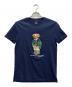 POLO RALPH LAUREN（ポロ・ラルフローレン）の古着「プリントTシャツ」｜ネイビー