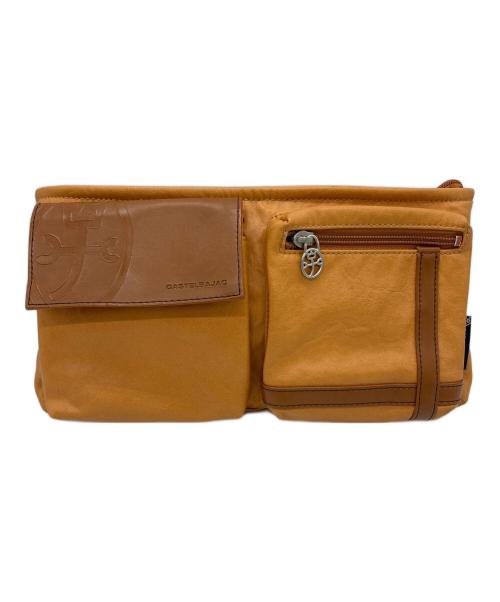 CASTELBAJAC（カステルバジャック）CASTELBAJAC (カステルバジャック) ウエストバッグ ブラウンの古着・服飾アイテム