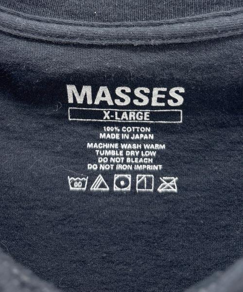 MASSES（マシス）MASSES (マシス) Tシャツ ブラック サイズ:XLの古着・服飾アイテム