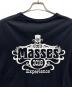 中古・古着 MASSES (マシス) Tシャツ ブラック サイズ:XL：6000円