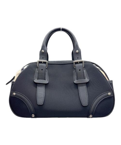 BURBERRY（バーバリー）BURBERRY (バーバリー) ミニボストンバッグ ブラックの古着・服飾アイテム