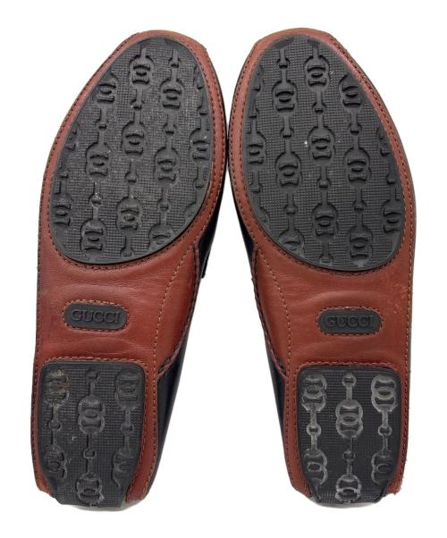 GUCCI（グッチ）GUCCI (グッチ) ホースビット レザー ローファー ブラック サイズ:40Mの古着・服飾アイテム