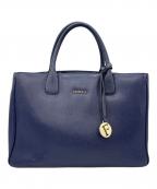 FURLAフルラ）の古着「2WAYハンドバッグ」｜ブルー