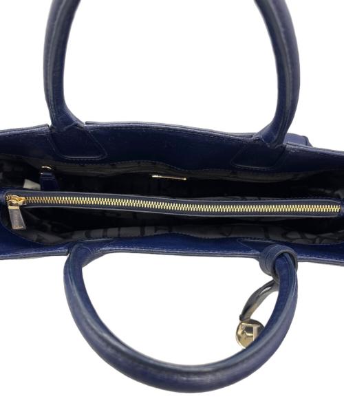 FURLA（フルラ）FURLA (フルラ) 2WAYハンドバッグ ブルーの古着・服飾アイテム