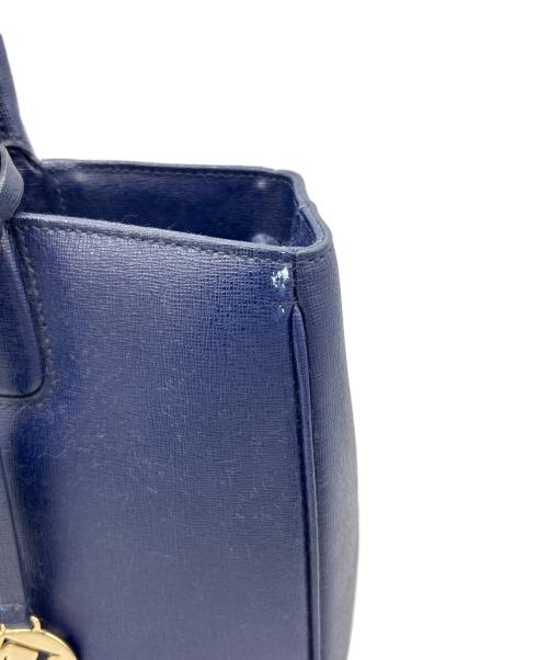 FURLA（フルラ）FURLA (フルラ) 2WAYハンドバッグ ブルーの古着・服飾アイテム
