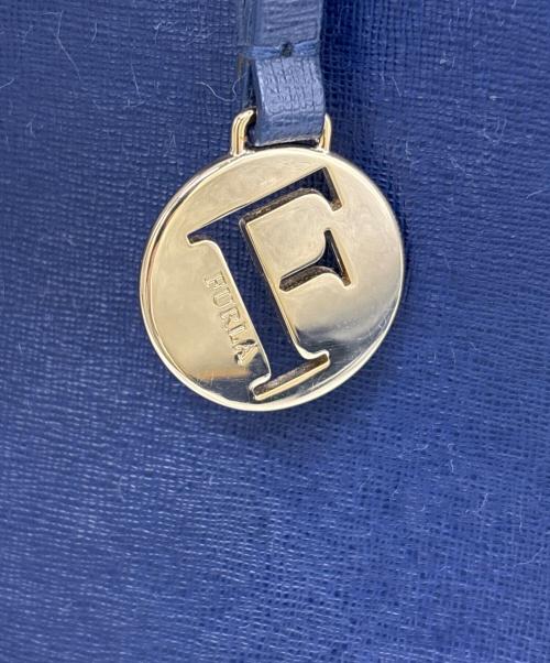 FURLA（フルラ）FURLA (フルラ) 2WAYハンドバッグ ブルーの古着・服飾アイテム