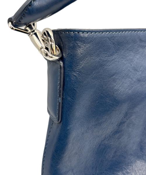 HIROFU（ヒロフ）HIROFU (ヒロフ) 2WAYショルダーバッグ ブルーの古着・服飾アイテム